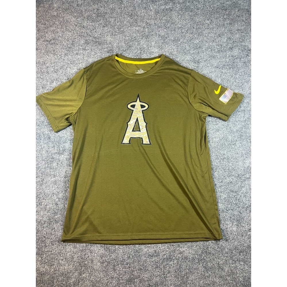 Nike Los Angeles Angles Green XXL Dri-Fit T-Shirt
